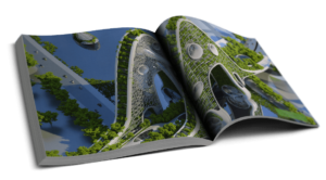 Bridge Towers – En amont et en aval de la Seine – Réinvestir les ponts et le fleuve – © Éditions Michel Lafon, 2015 – © Vincent Callebaut Architectures