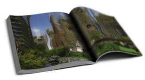 Bamboo Nest Towers – Quartier Olympiades et Ensemble Masséna – Valoriser les tours du passé – © Éditions Michel Lafon, 2015 – © Vincent Callebaut Architectures
