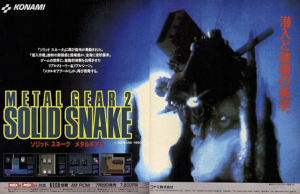Metal Gear 2 : Solid Snake — Console MSX 2 — © Hideo Kojima 1990 — © Konami 1990