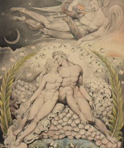 Illustration pour le Paradis perdu de John Milton — William Blake — 1808