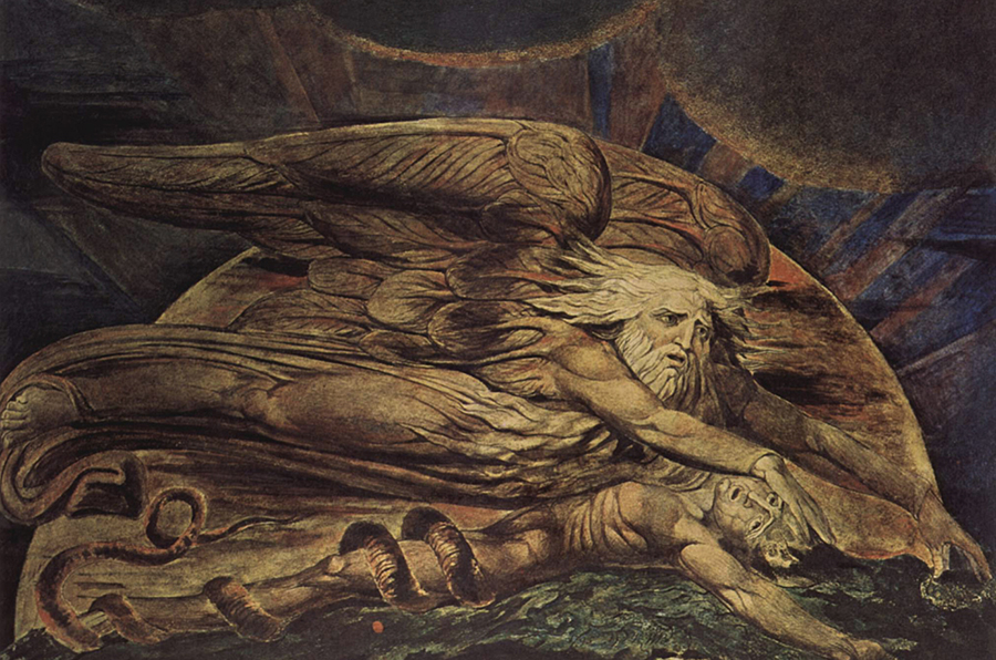 La Création d’Adam — William Blake — 1795