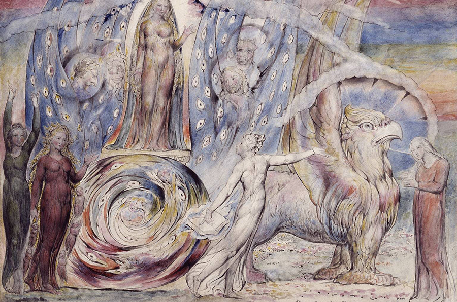 Béatrice et Dante — William Blake — 1824-1827